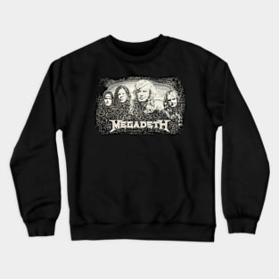 Vintage Megadeth Bootlag Crewneck Sweatshirt